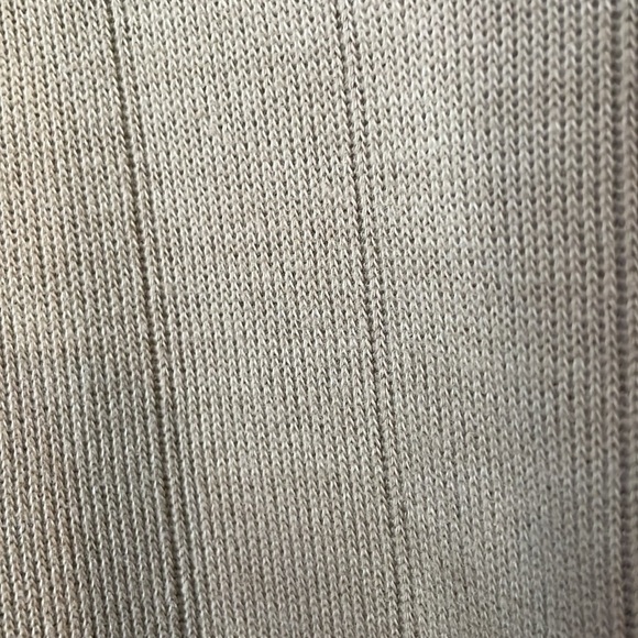 Columbia Sweater Men XL Tan V Neck Stretchy Columbia Tag on L Sleeve - Picture 8 of 12